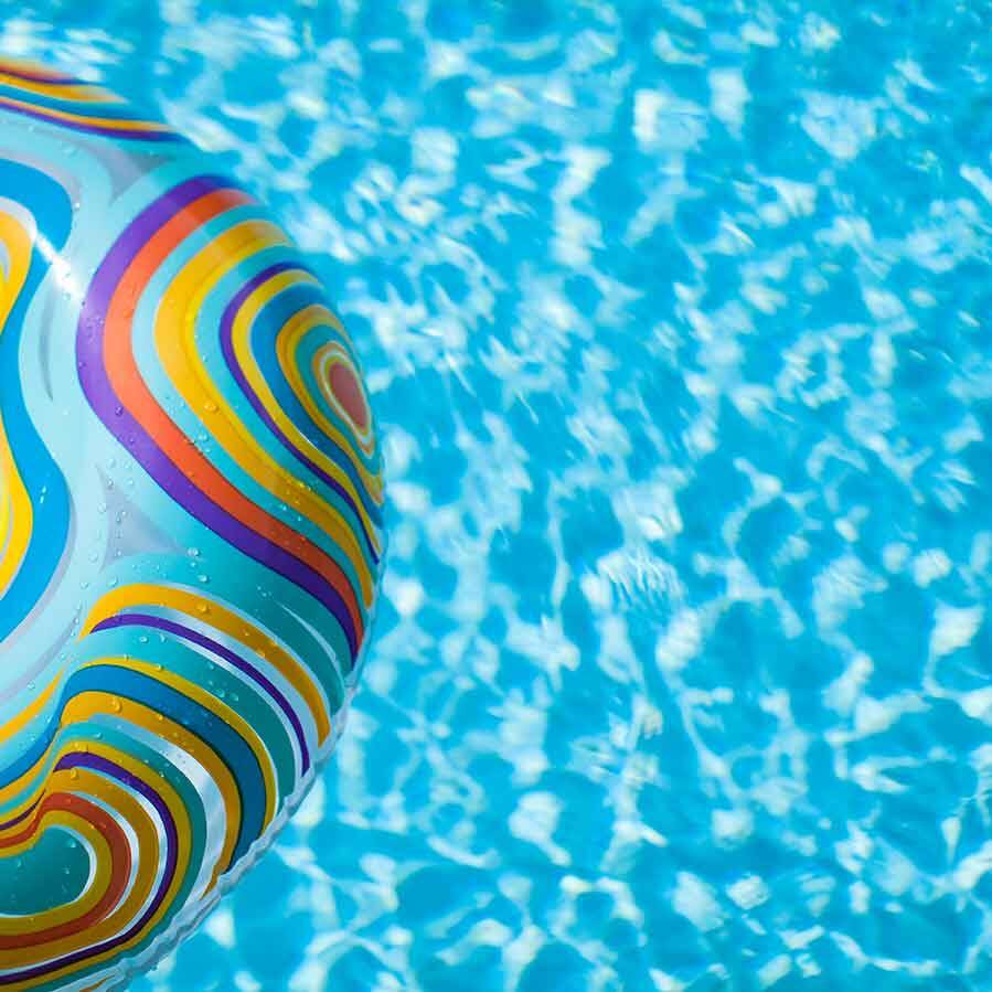 float in swimming pool
